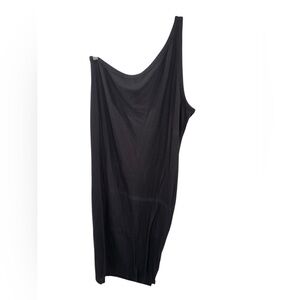 Old Navy Black One Shoulder Dress
